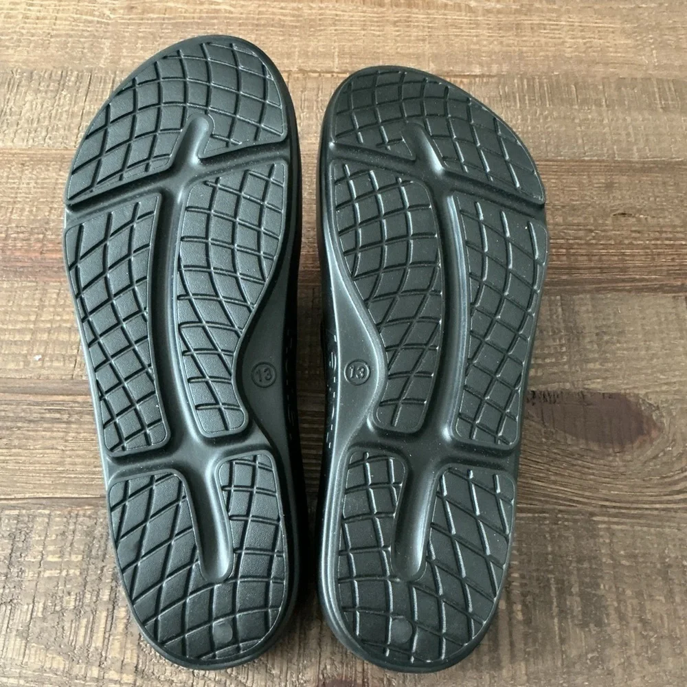 Hurley Black Slide Flip Flop Thong Sandals Men’s 13